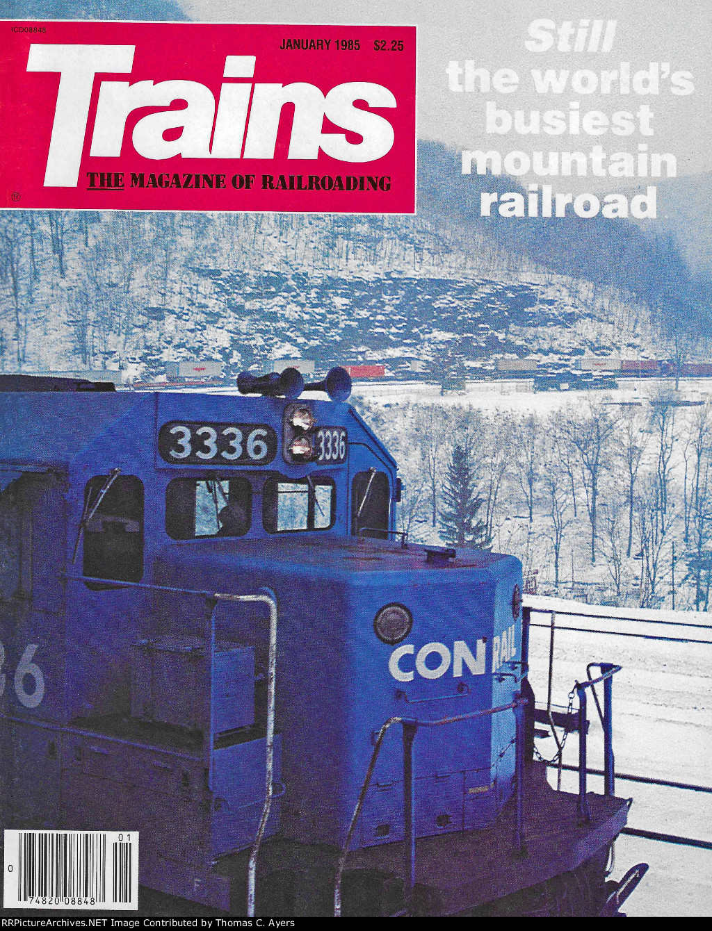 CR "Mountain Railroad Revisited," Front Cover, 1985